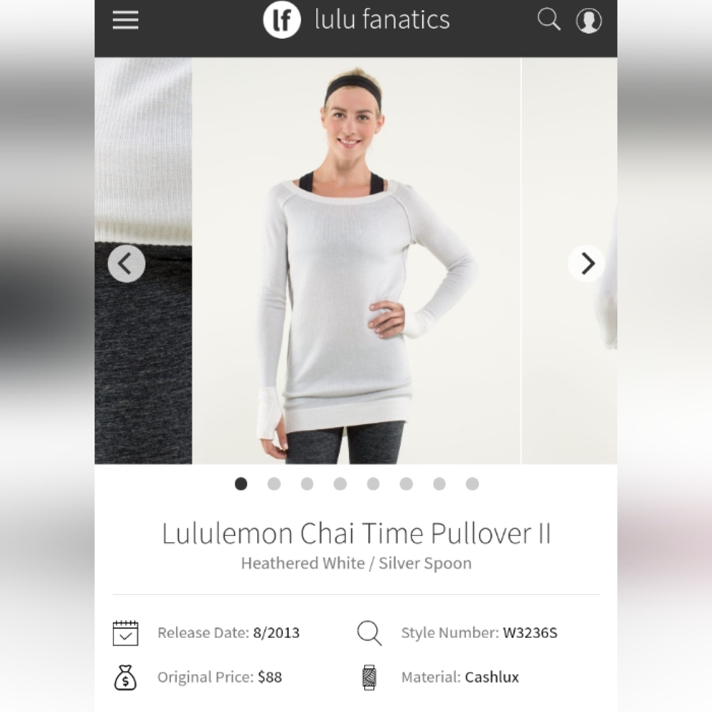 Lululemon Chai Time Sweater